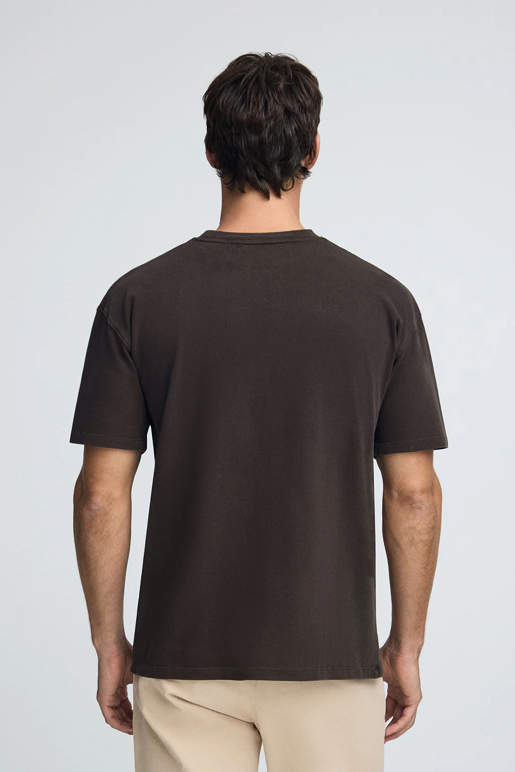 Camiseta Tarak color chocolate oscuro con logo Polo Club - Image 5