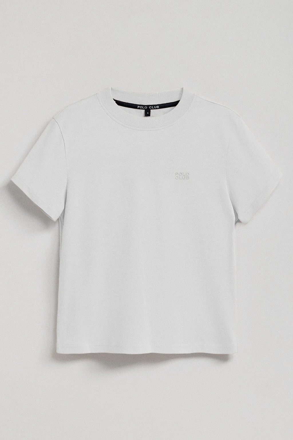 Camiseta Tori boxy fit blanca con print engomado Regular Block Polo Club - Image 6