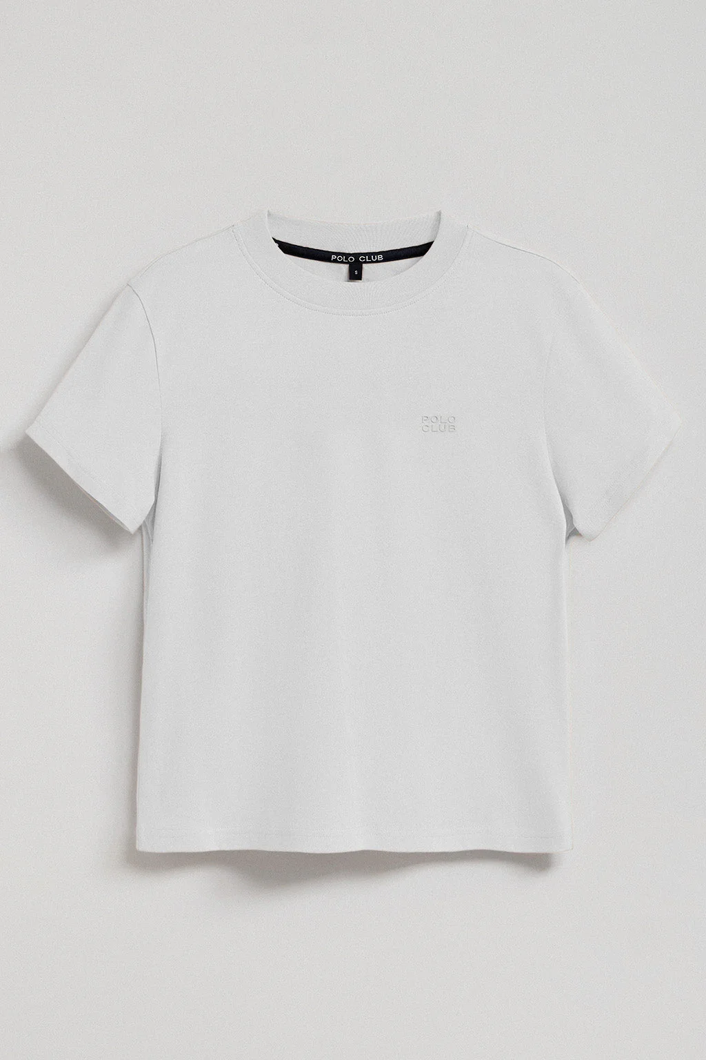 Camiseta Tori boxy fit blanca con print engomado Regular Block Polo Club - Image 9