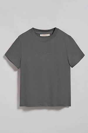 Camiseta Tori color asfalto con logo Minimal Combo Polo Club - Image 10