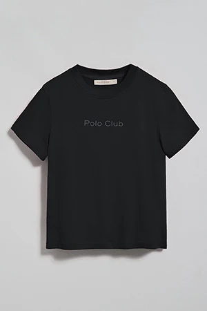 Camiseta Tori negra con logo Minimal Combo Polo Club - Image 10