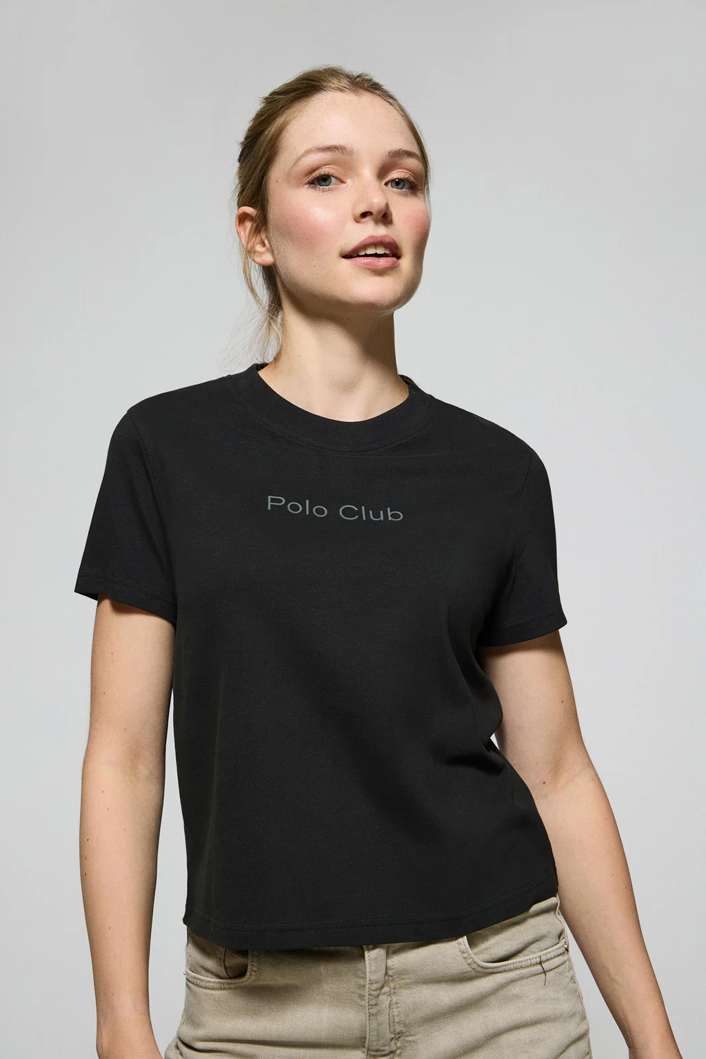 Camiseta Tori negra con logo Minimal Combo Polo Club - Image 2