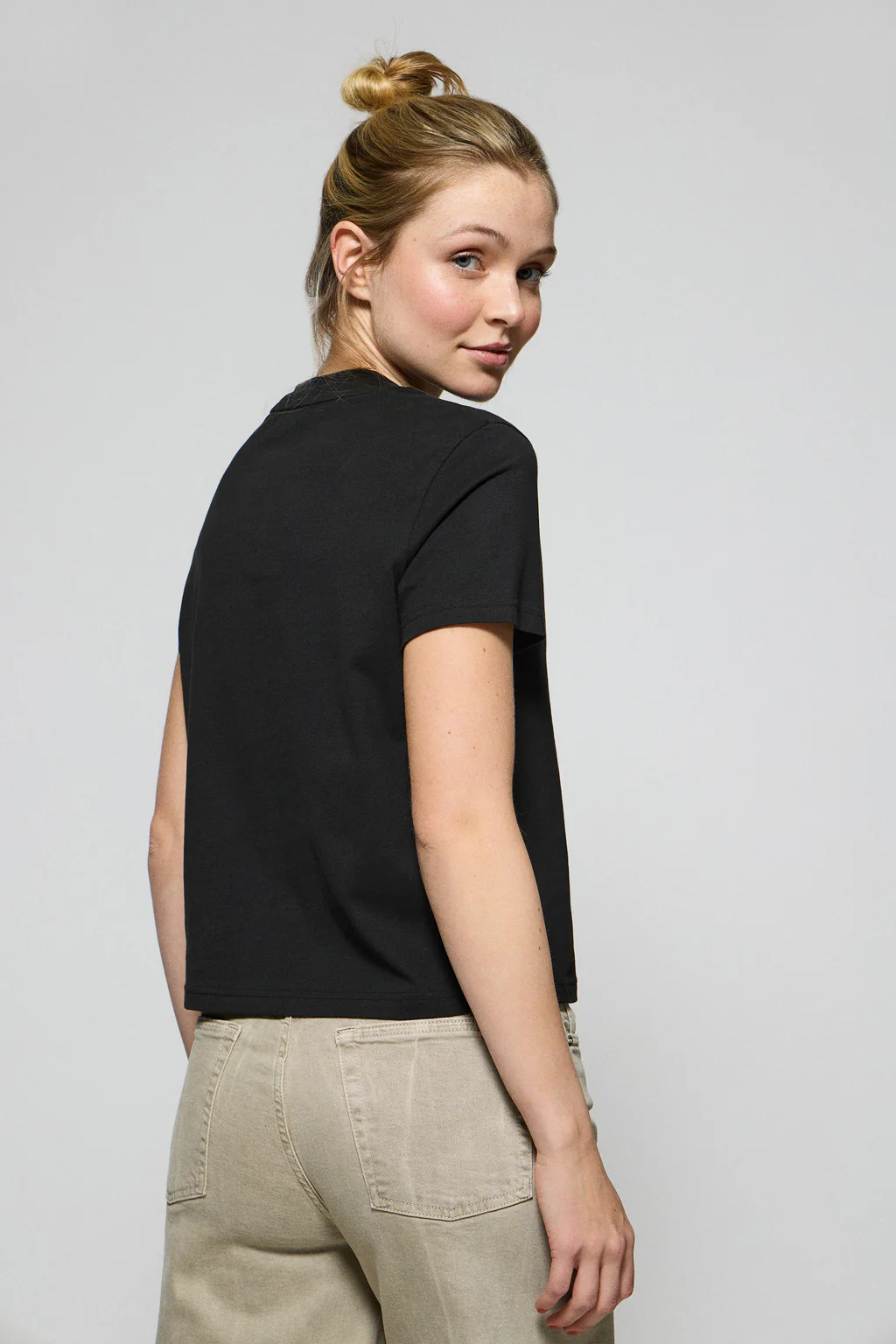 Camiseta Tori negra con logo Minimal Combo Polo Club - Image 6