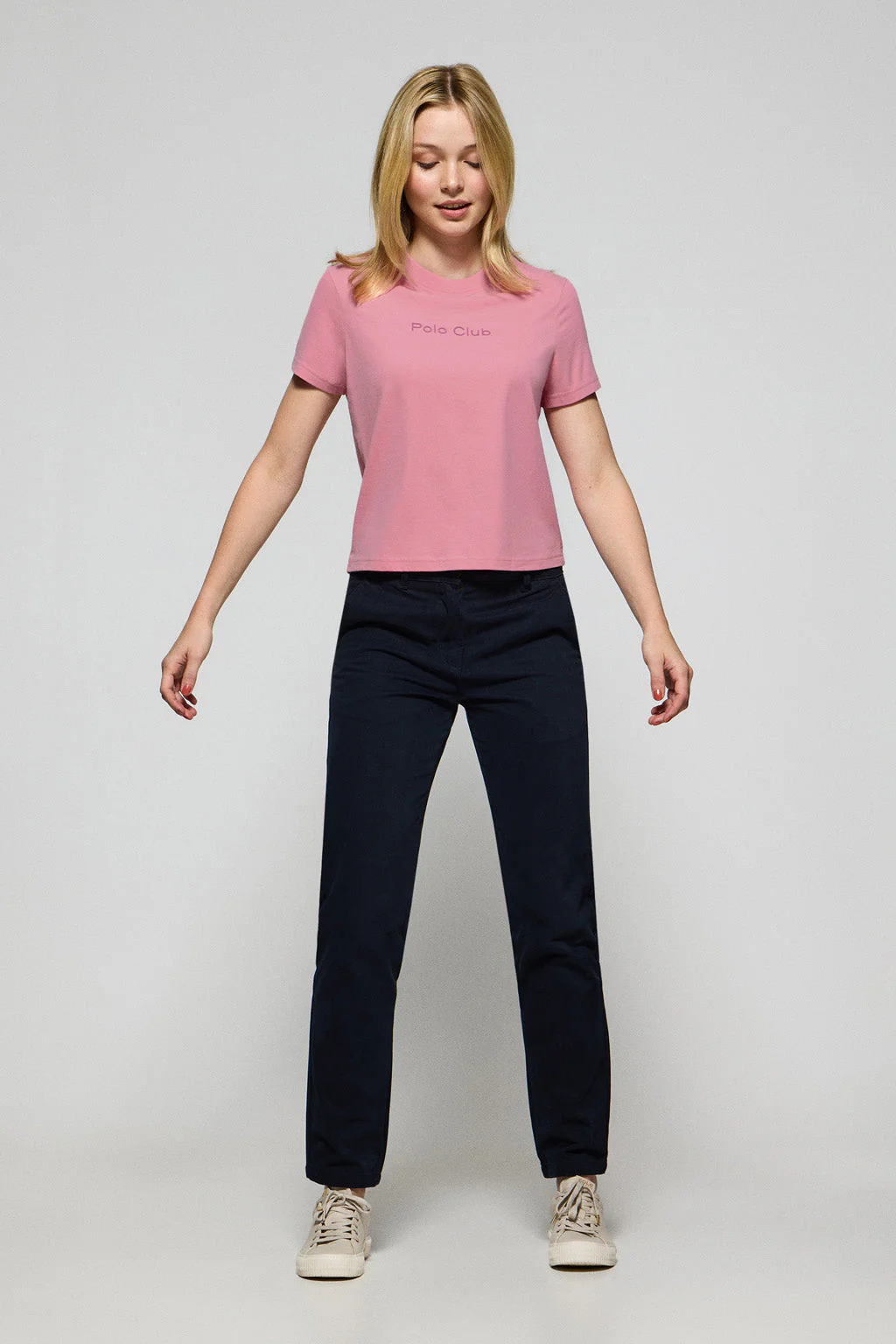 Camiseta Tori color rosa con logo Minimal Combo Polo Club - Image 4