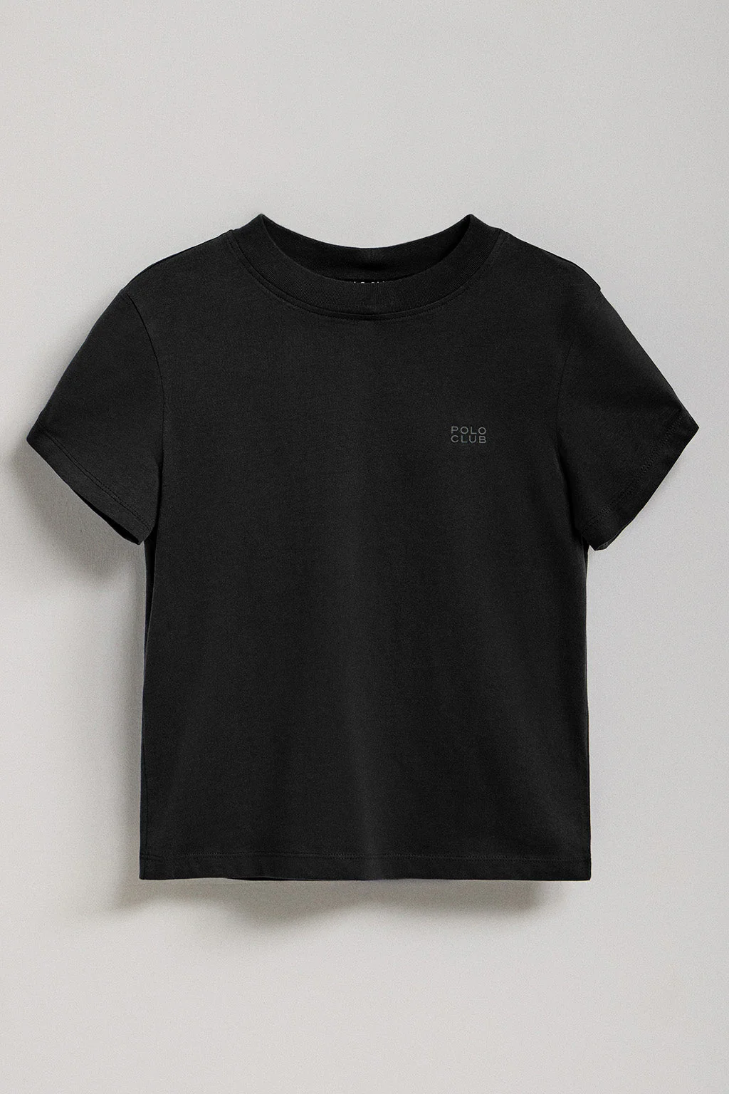 Camiseta Tori boxy fit negra con print engomado Regular Block Polo Club - Image 6