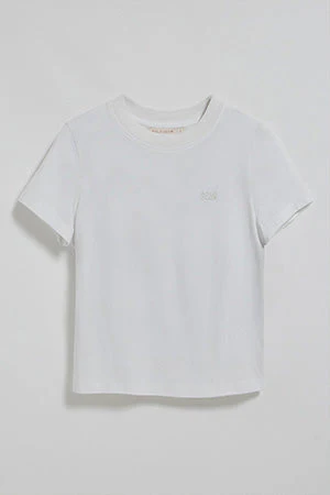 Camiseta Tori blanca con print engomado Polo Club - Image 11