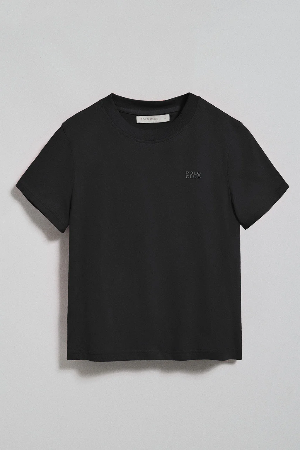 Camiseta Tori negra con print engomado Polo Club - Image 11