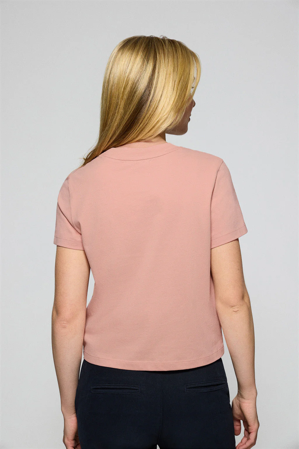 Camiseta Tori rosa palo con print engomado Polo Club - Image 7
