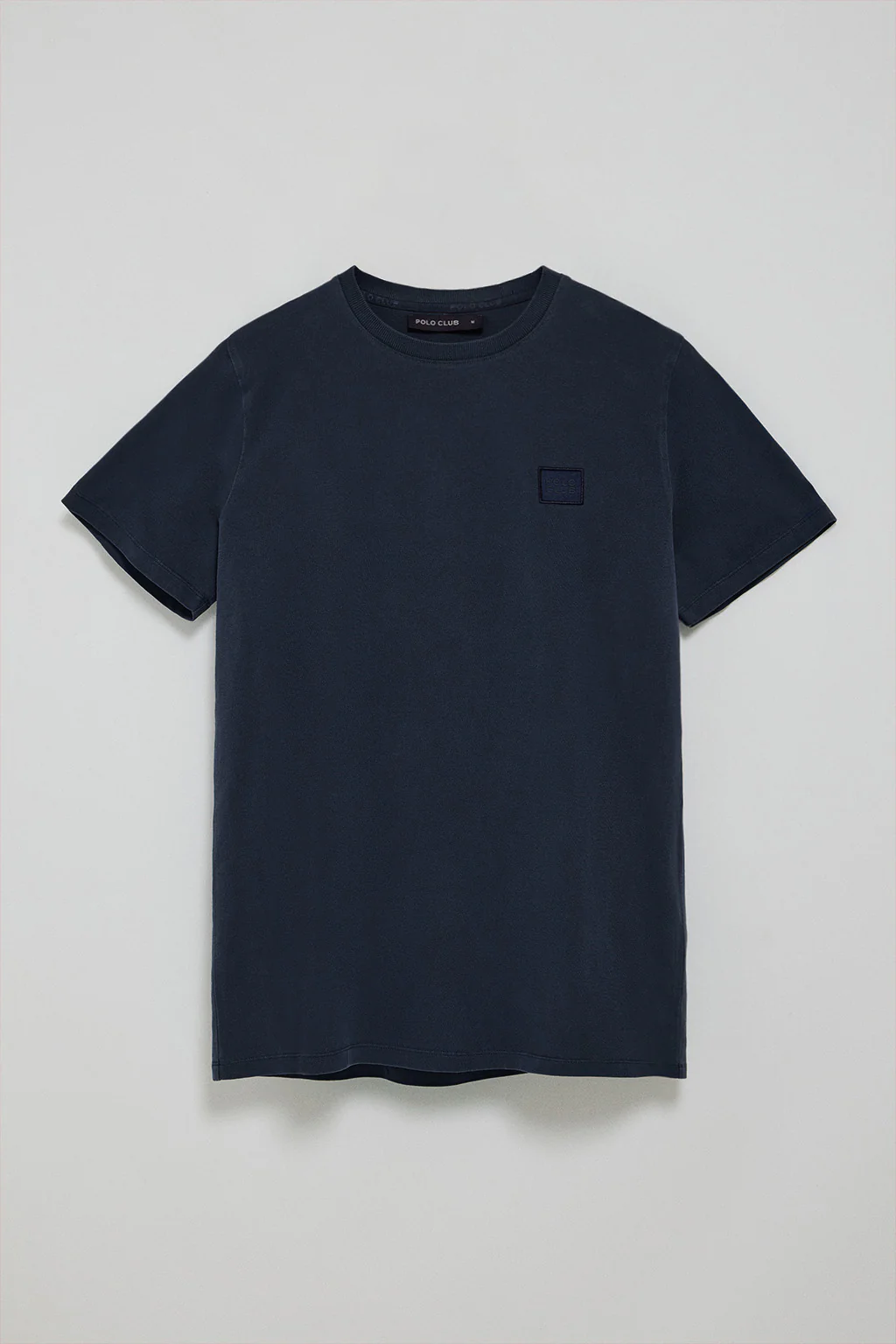 Camiseta azul marino garment dye con detalle Polo Club - Image 6