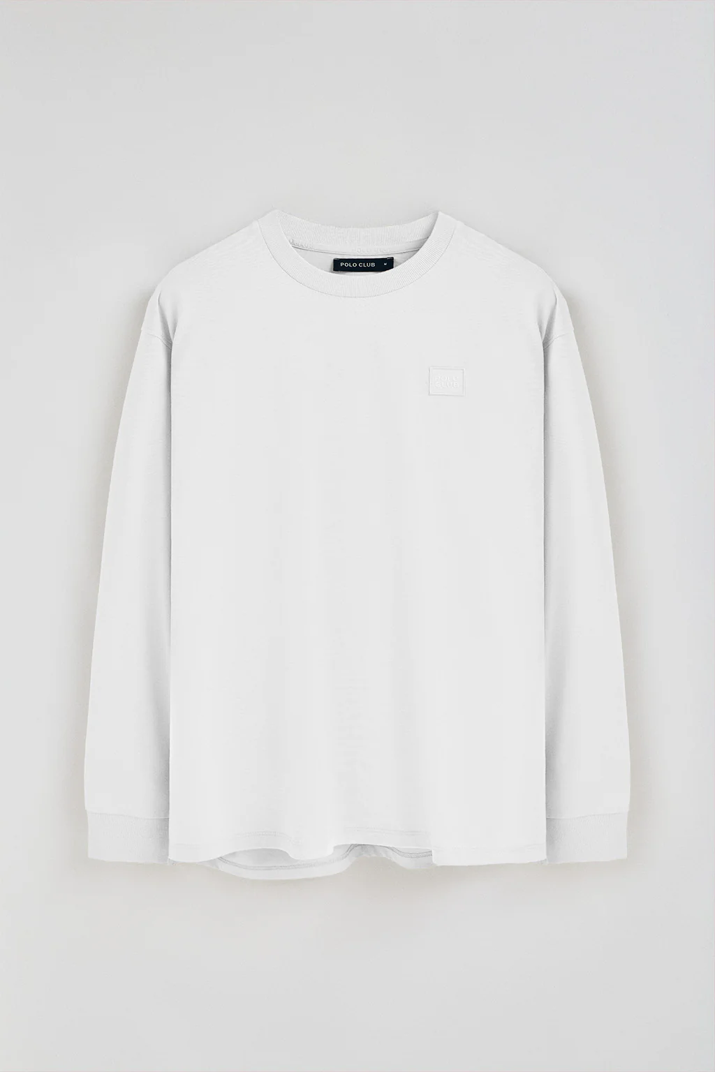 Camiseta blanca holgada con detalle Polo Club - Image 6