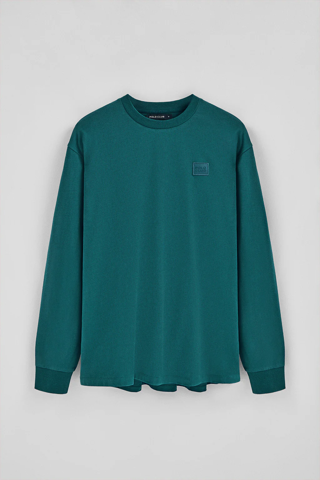 Camiseta verde azulado holgada con detalle Polo Club - Image 5