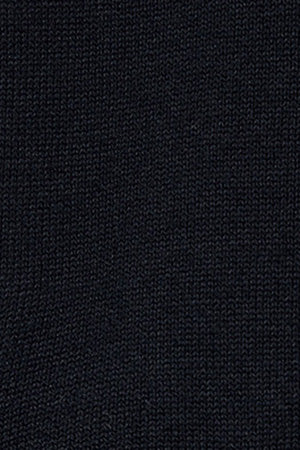 Cárdigan azul marino de manga corta abotonado con logo Rigby Go - Image 9