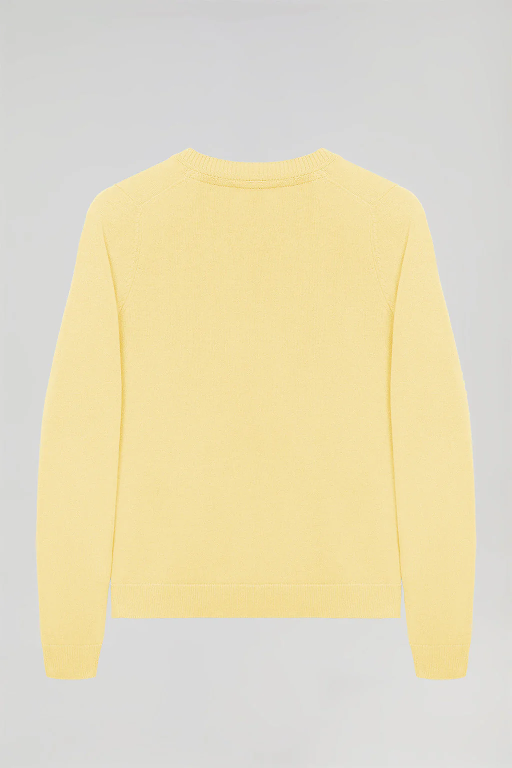Cárdigan amarillo suave de punto con botonadura y logo bordado Rigby Go - Image 8