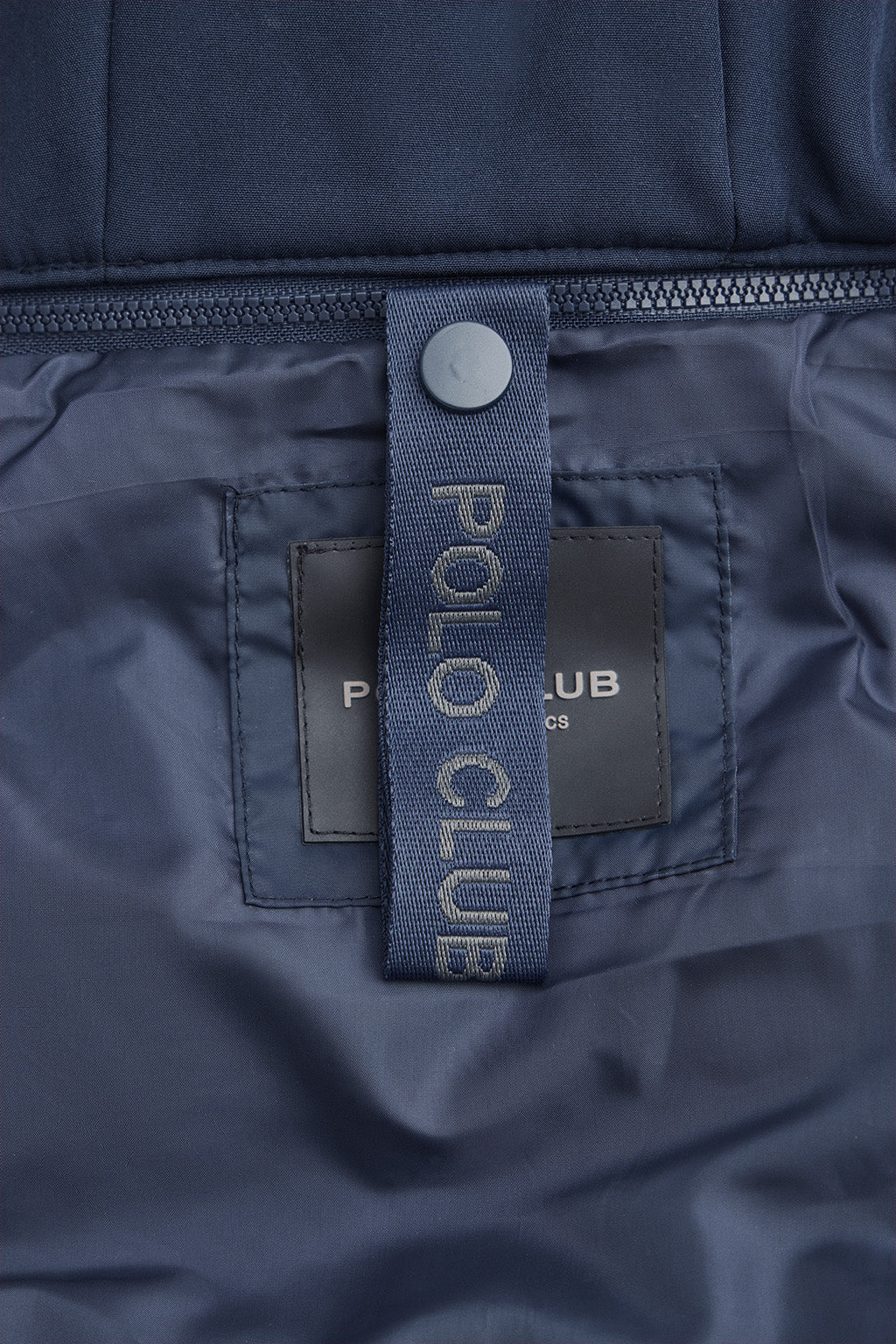 Chaleco acolchado azul marino con logo Polo Club - Image 10