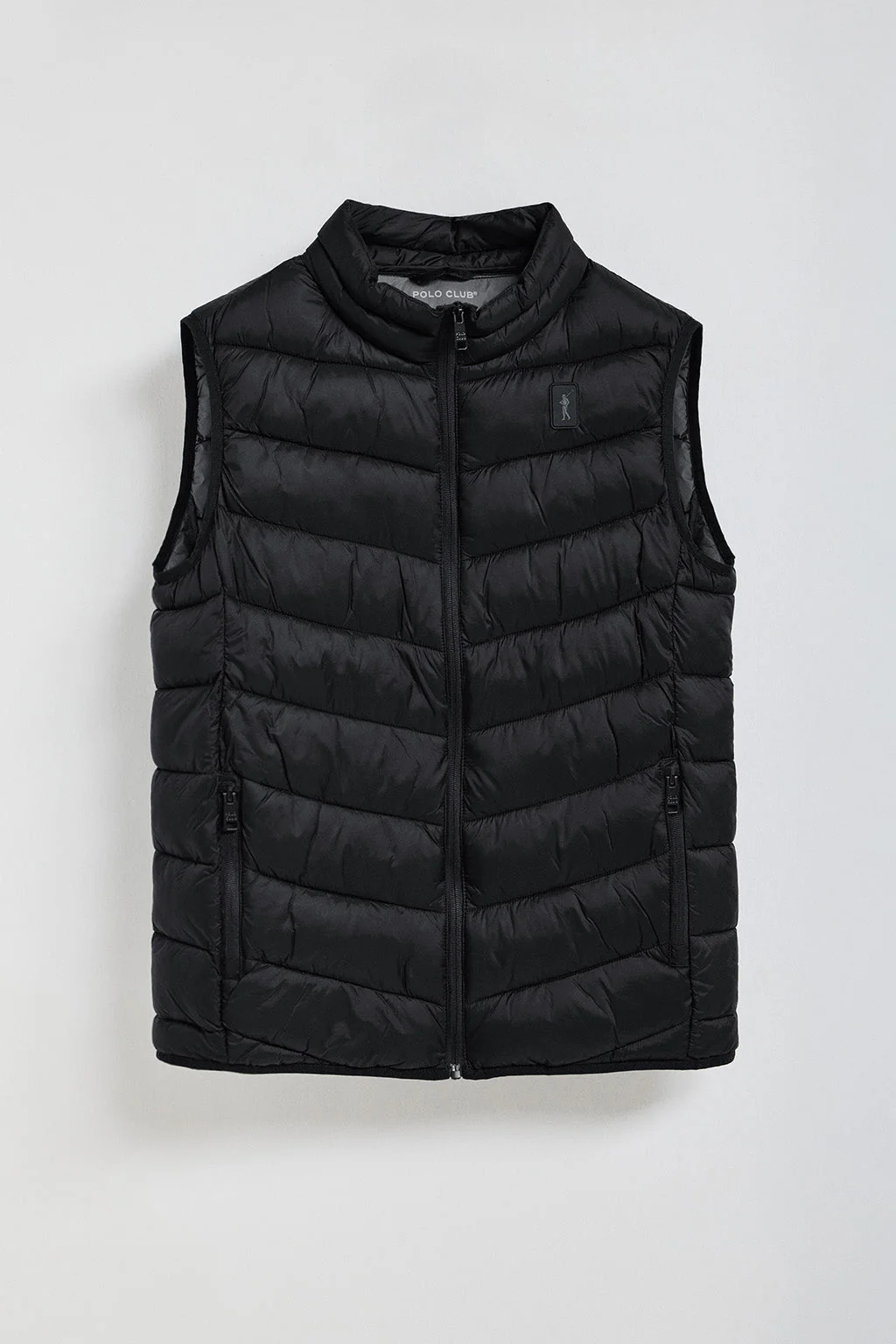 Chaleco Chase ultralight negro con parche Rigby Go - Image 6