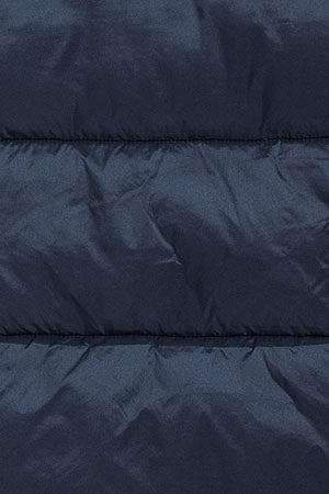 Chaleco Ice acolchado azul marino de capucha fija y detalles Polo Club - Image 12