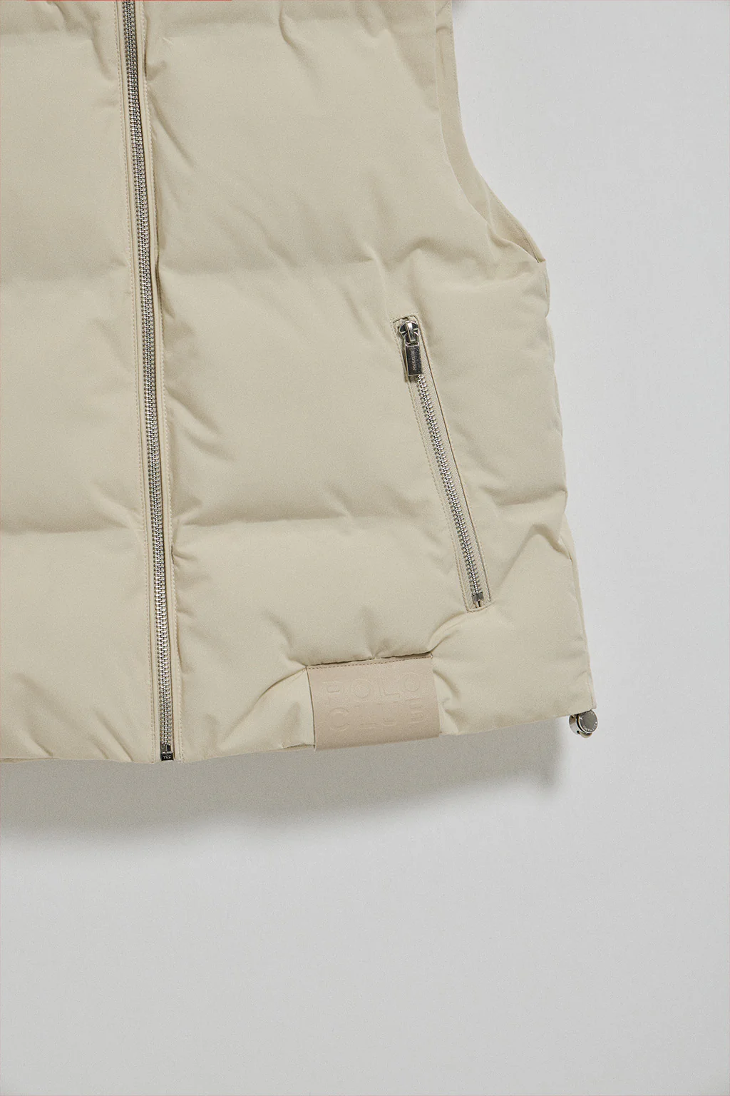 Chaleco beige acolchado Nueva York con detalles Polo Club - Image 8