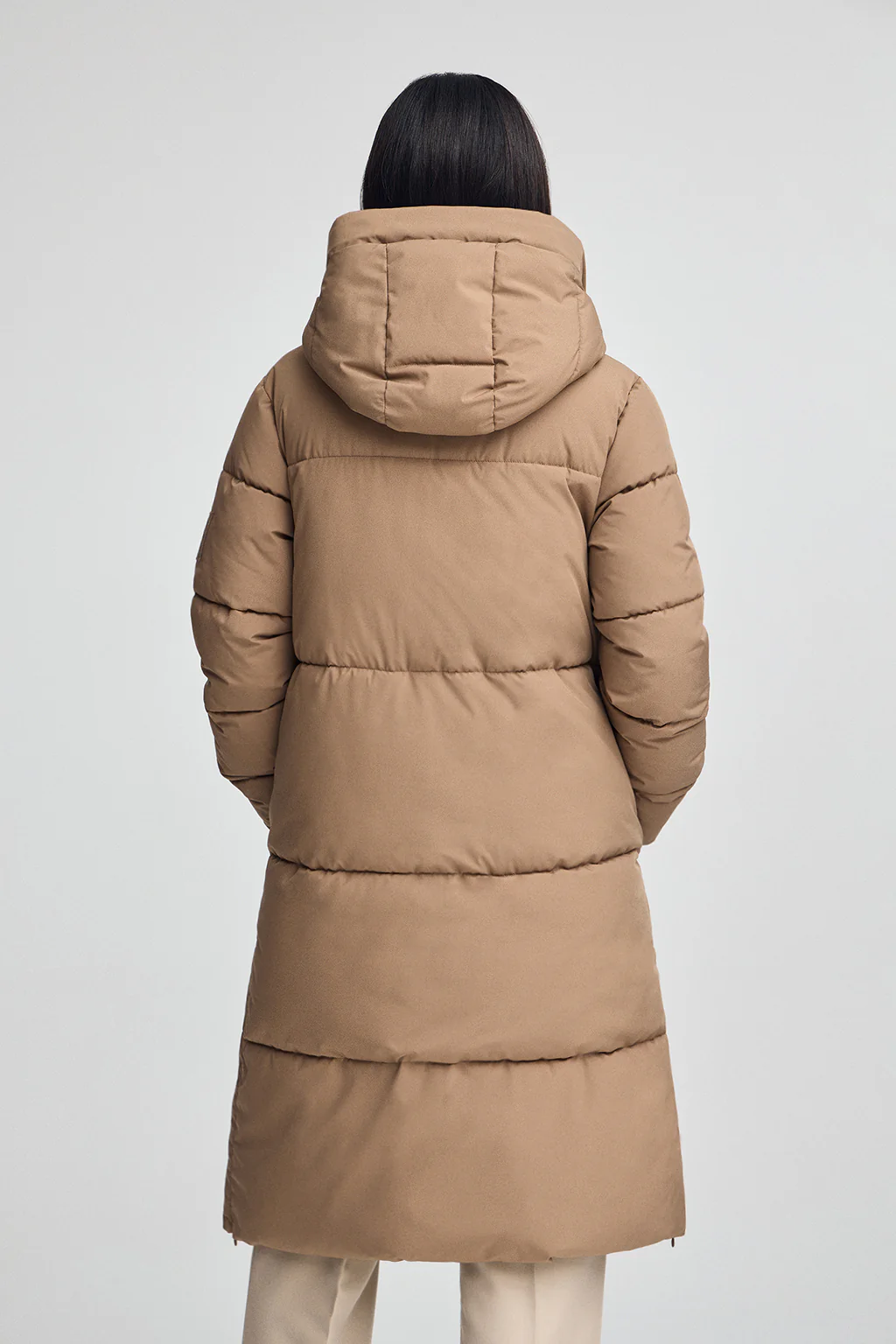 Chaqueta Anne camel con logo Polo Club - Image 6