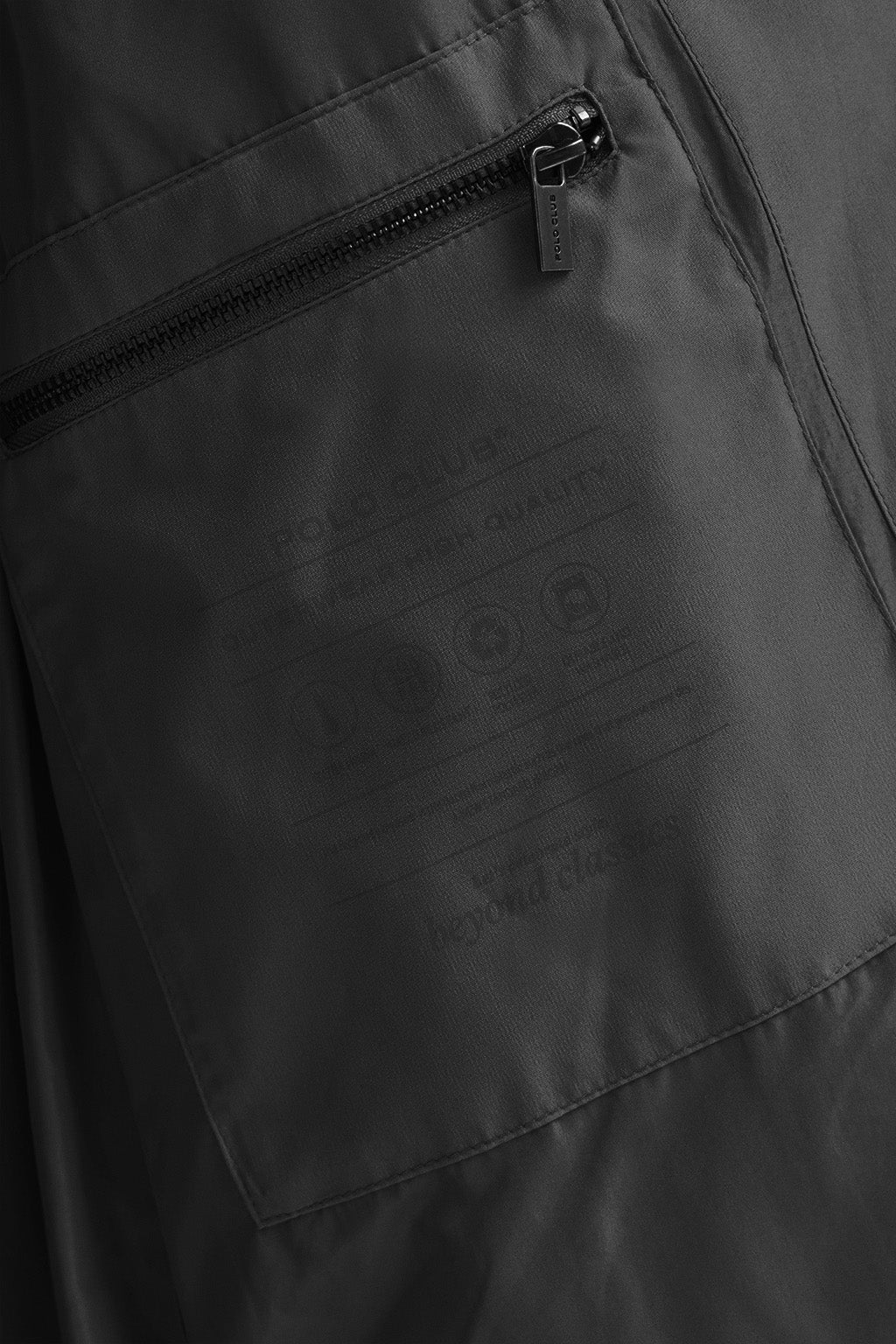 Chaqueta Anne negra con logo Polo Club - Image 10