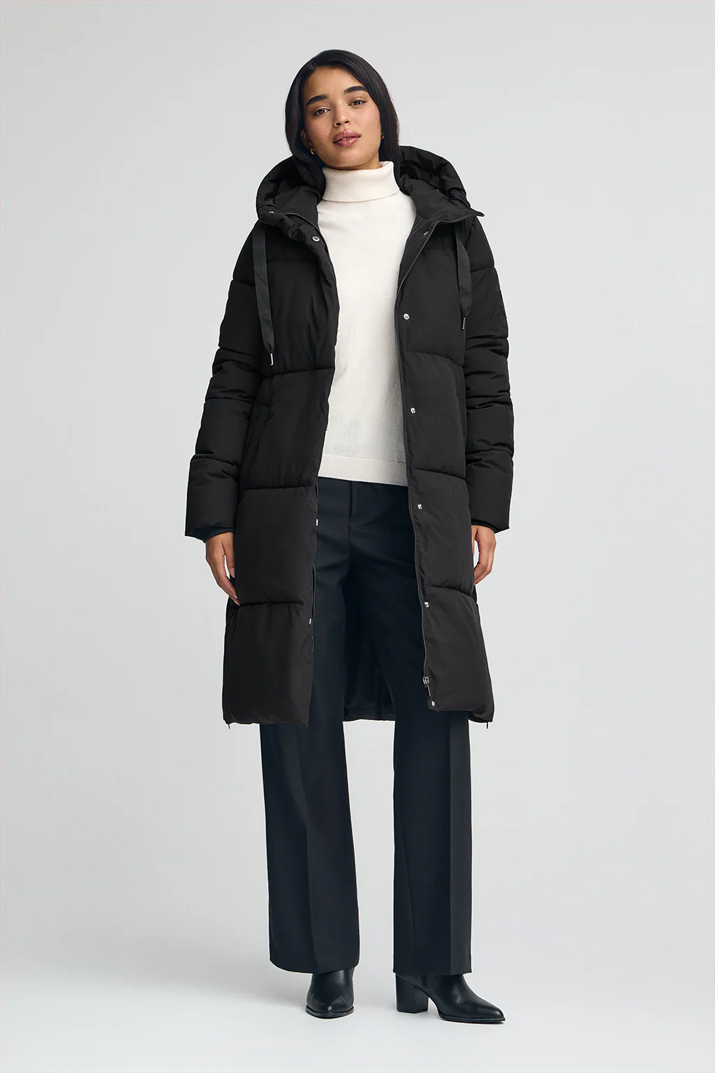 Chaqueta Anne negra con logo Polo Club - Image 6