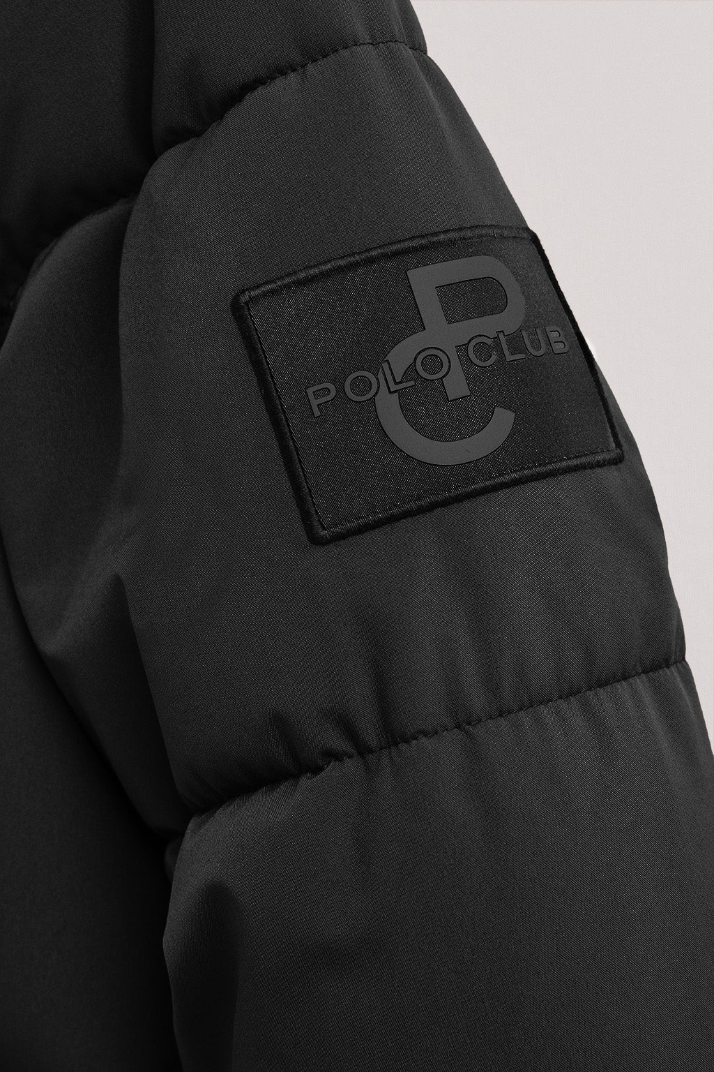 Chaqueta Anne negra con logo Polo Club - Image 9
