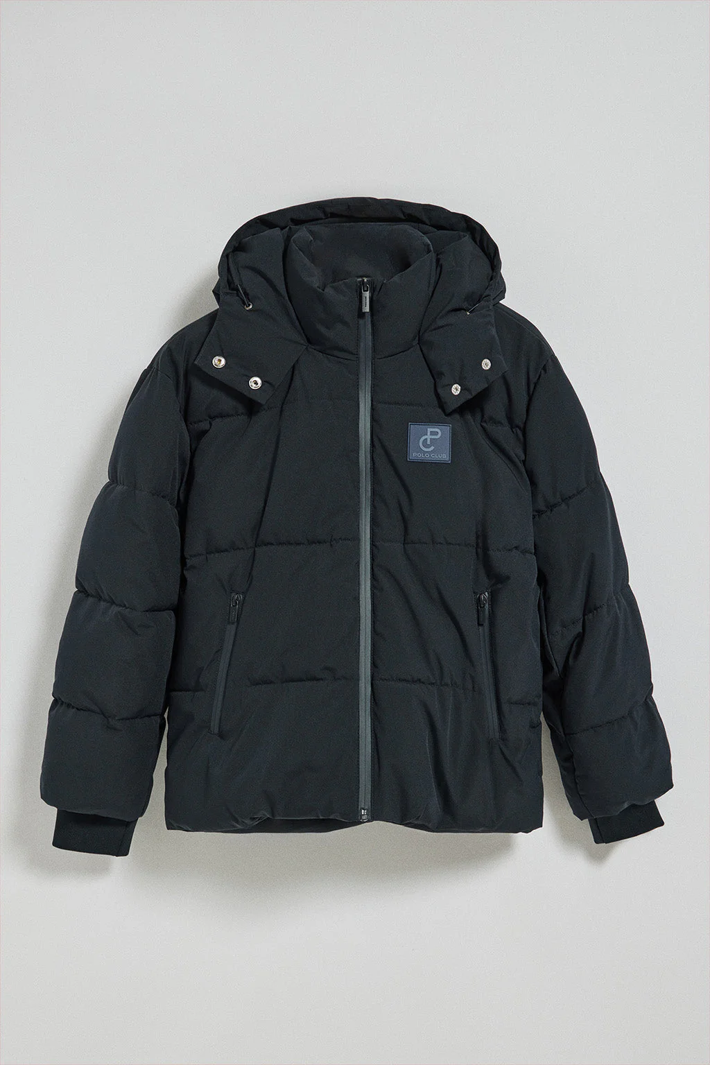 Chaqueta corta Artic azul de capucha fija y detalles Polo Club - Image 12