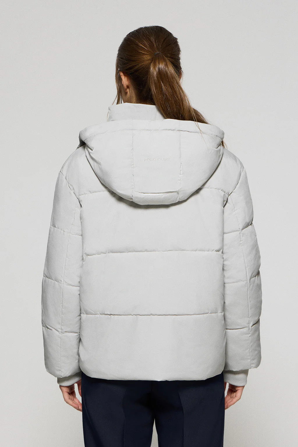 Chaqueta corta Artic gris de capucha fija y detalles Polo Club - Image 6