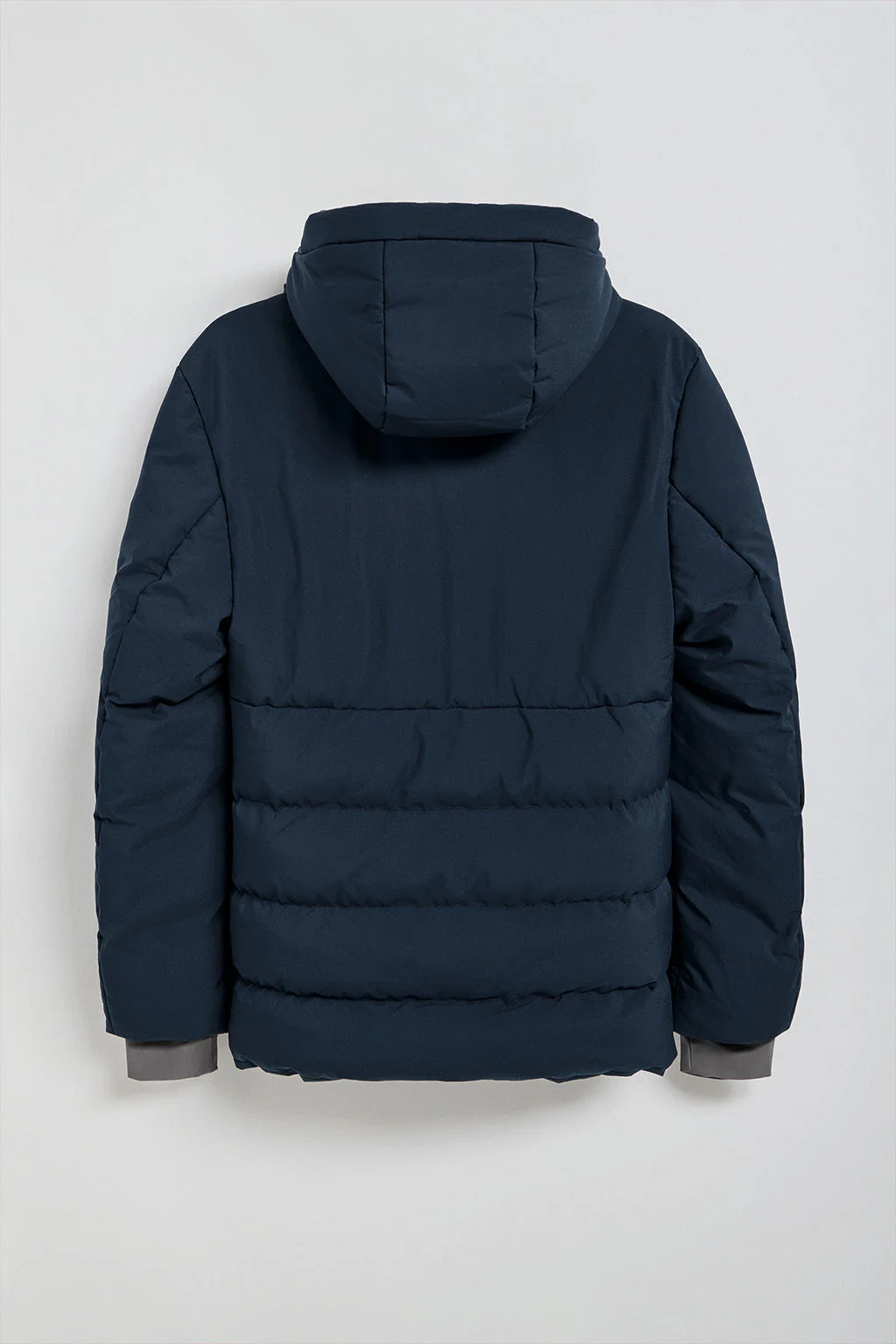 Abrigo azul marino Aspen acolchado de capucha fija y detalles Polo Club - Image 12