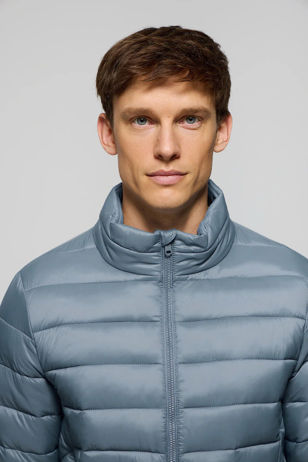Chaqueta Cabo ultralight azul denim con logotipo - Image 3