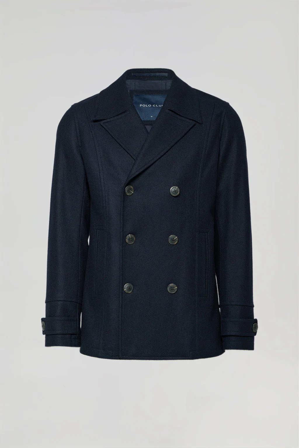 Abrigo lobo de mar Calum azul marino con detalles Polo Club - Image 11