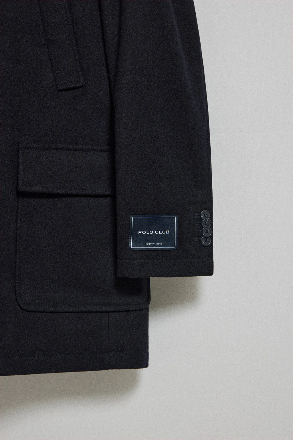 Abrigo azul marino Cambridge con detalles Polo Club - Image 11