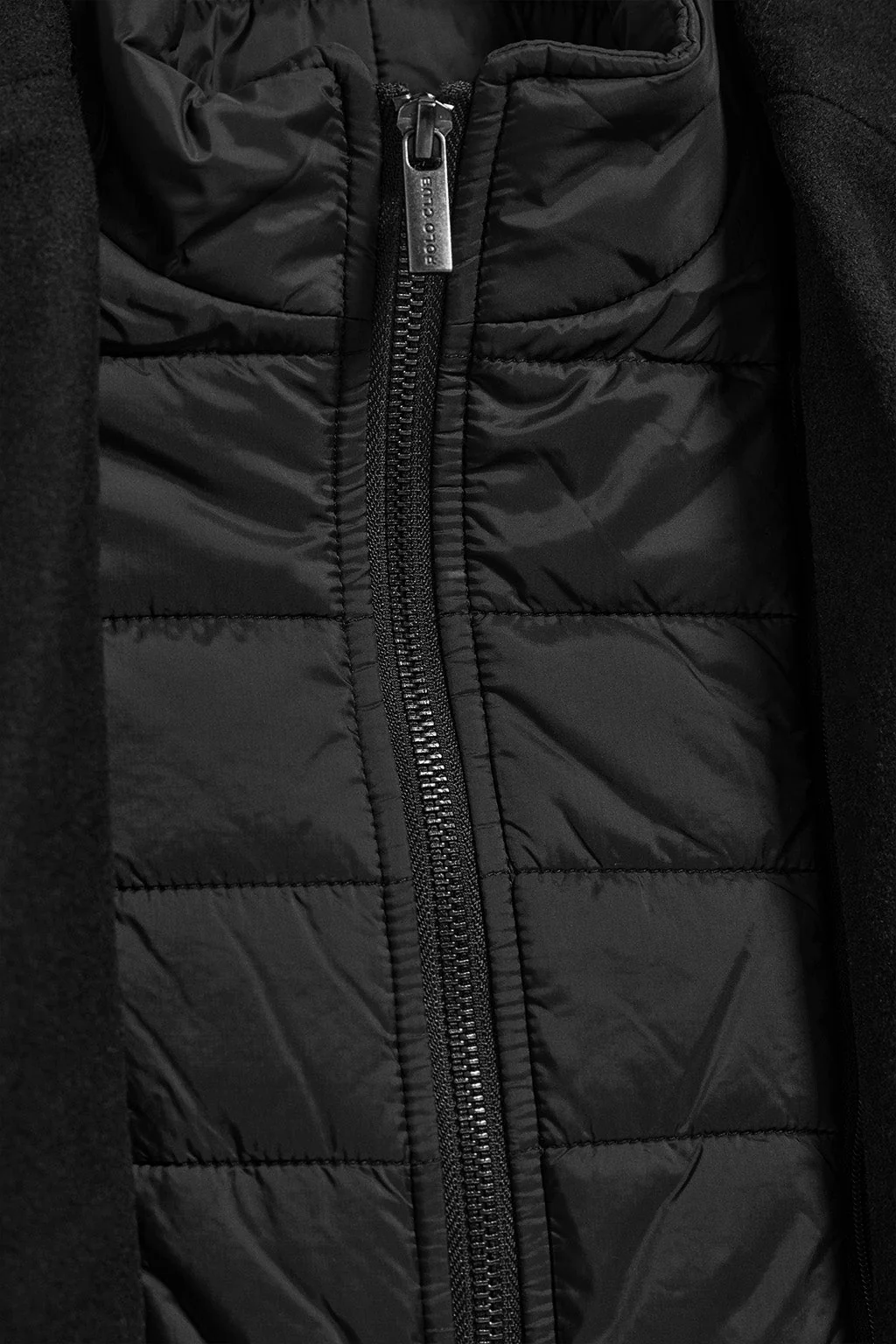 Abrigo negro Cambridge con detalles Polo Club - Image 12
