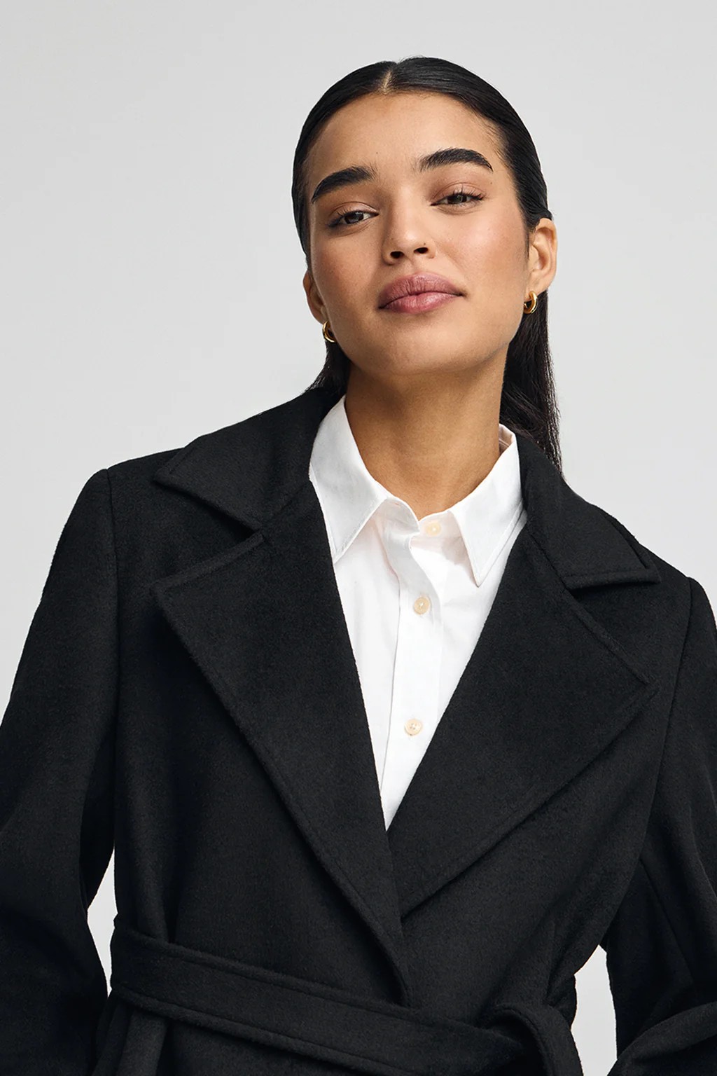 Abrigo Camila negro con logo Polo Club - Image 2