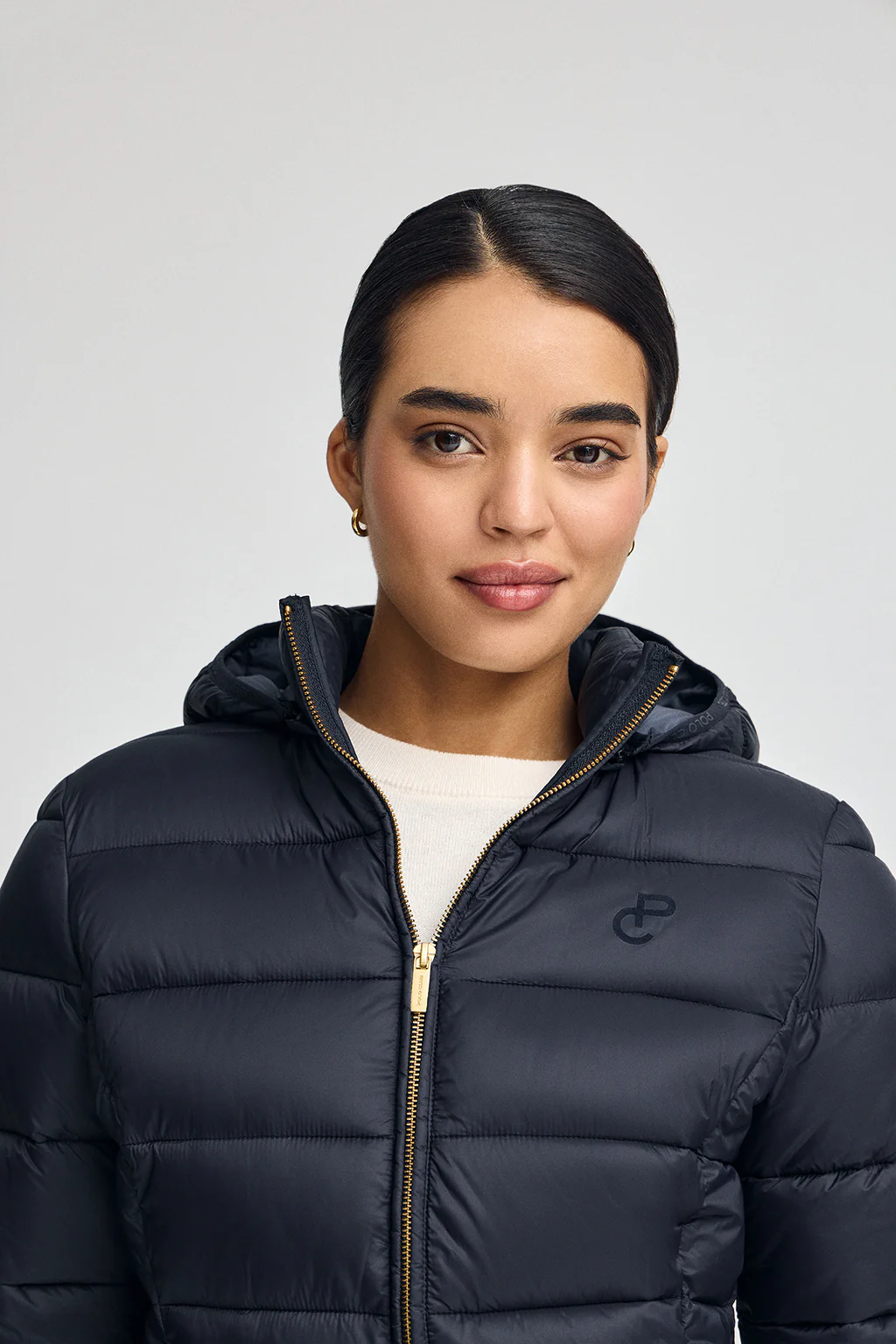 Chaqueta ultralight azul marino con logo Polo Club - Image 2