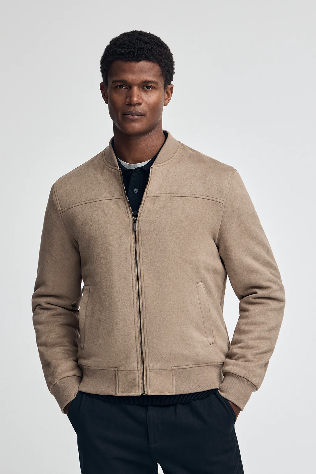 Chaqueta Carnegie camel con logo Polo Club - Image 3