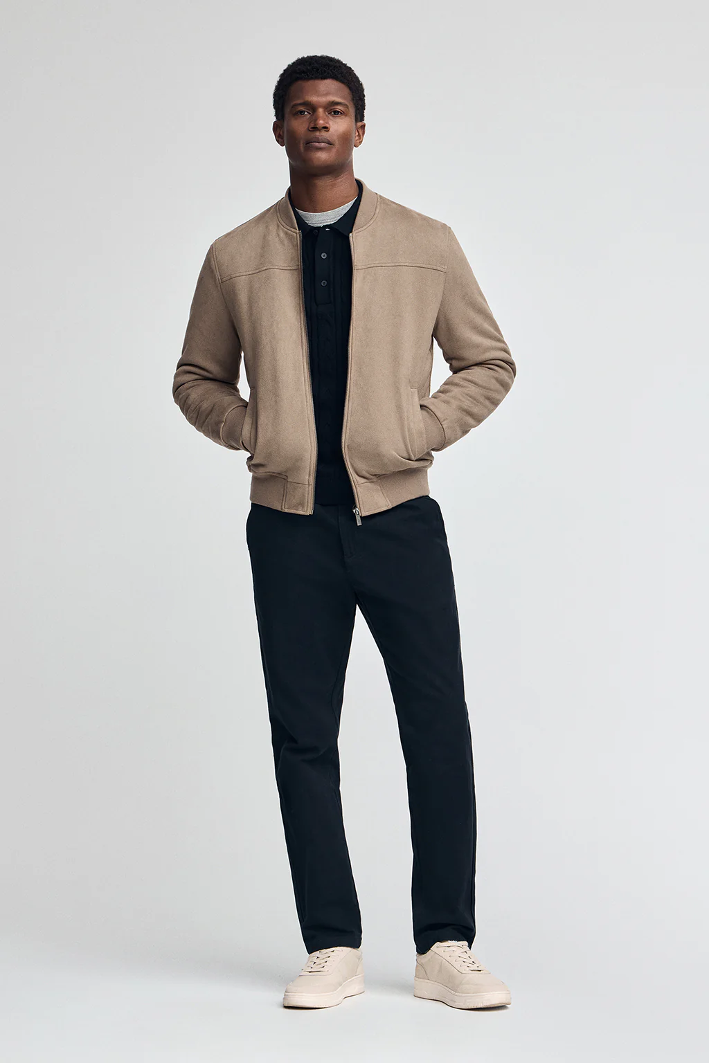 Chaqueta Carnegie camel con logo Polo Club - Image 5
