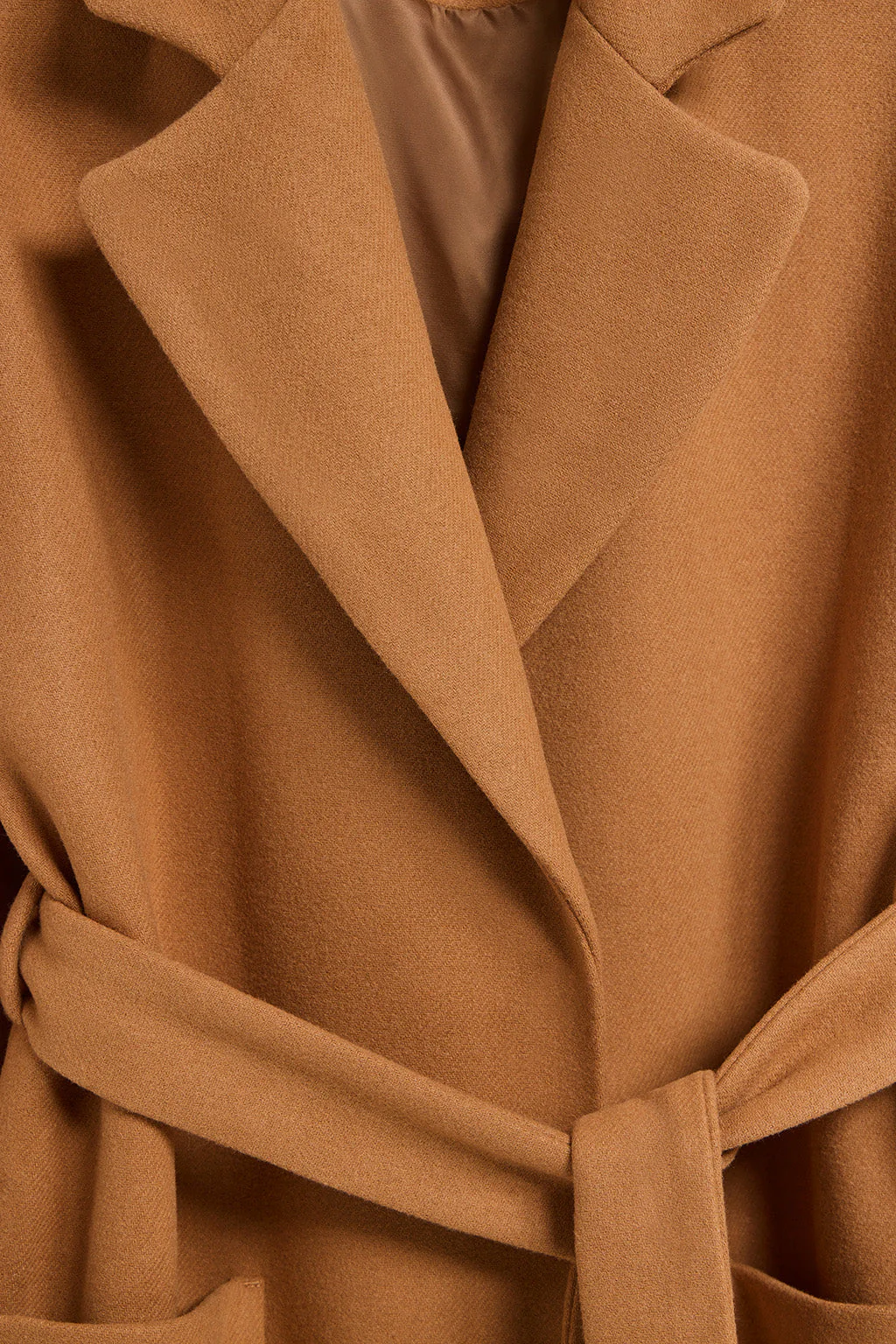 Abrigo largo Carrie color camel de paño y detalles Polo Club - Image 10