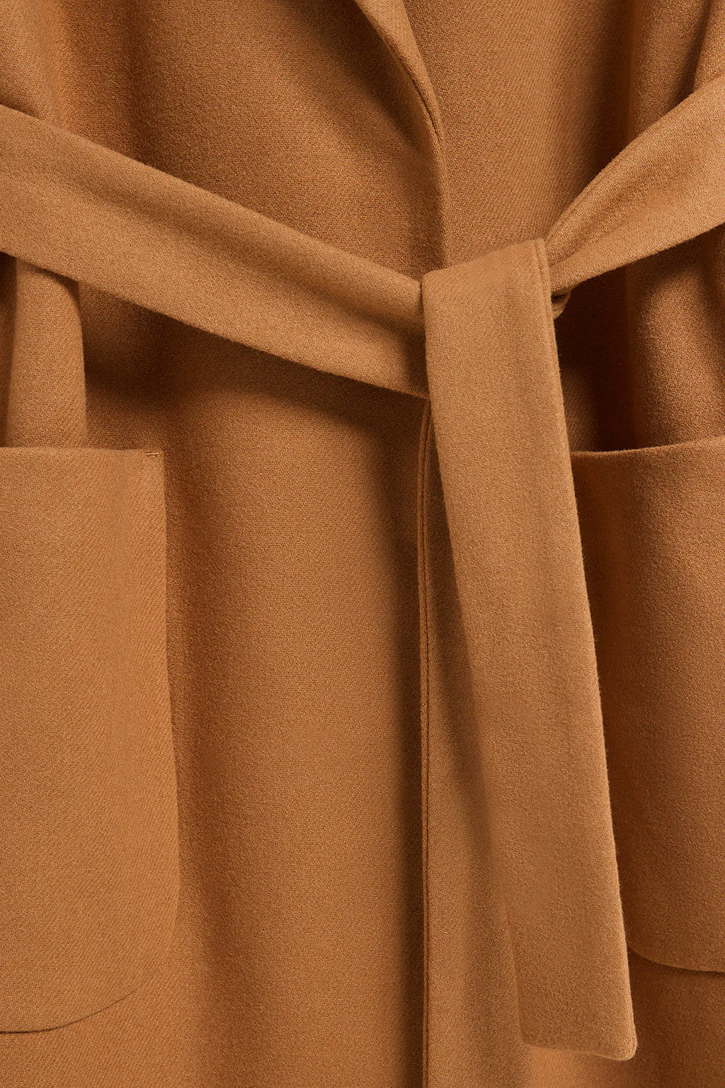 Abrigo largo Carrie color camel de paño y detalles Polo Club - Image 12