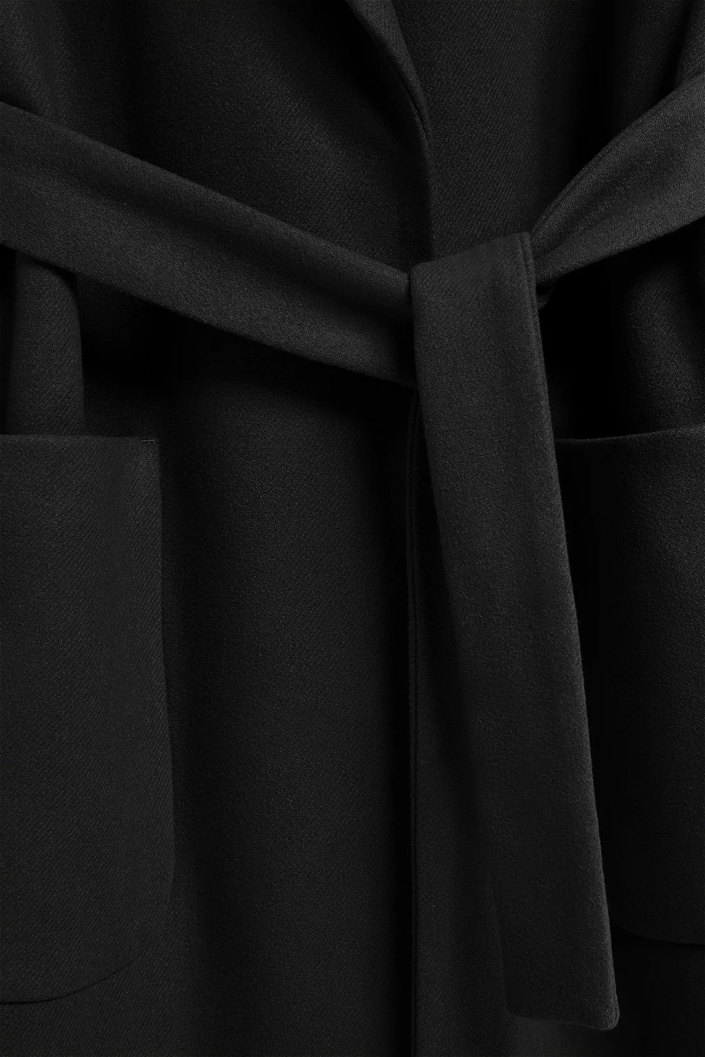 Abrigo largo Carrie negro de paño y detalles Polo Club - Image 10