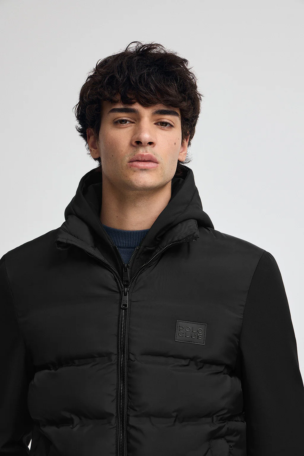 Chaqueta Cenit negra con logo Polo Club - Image 3
