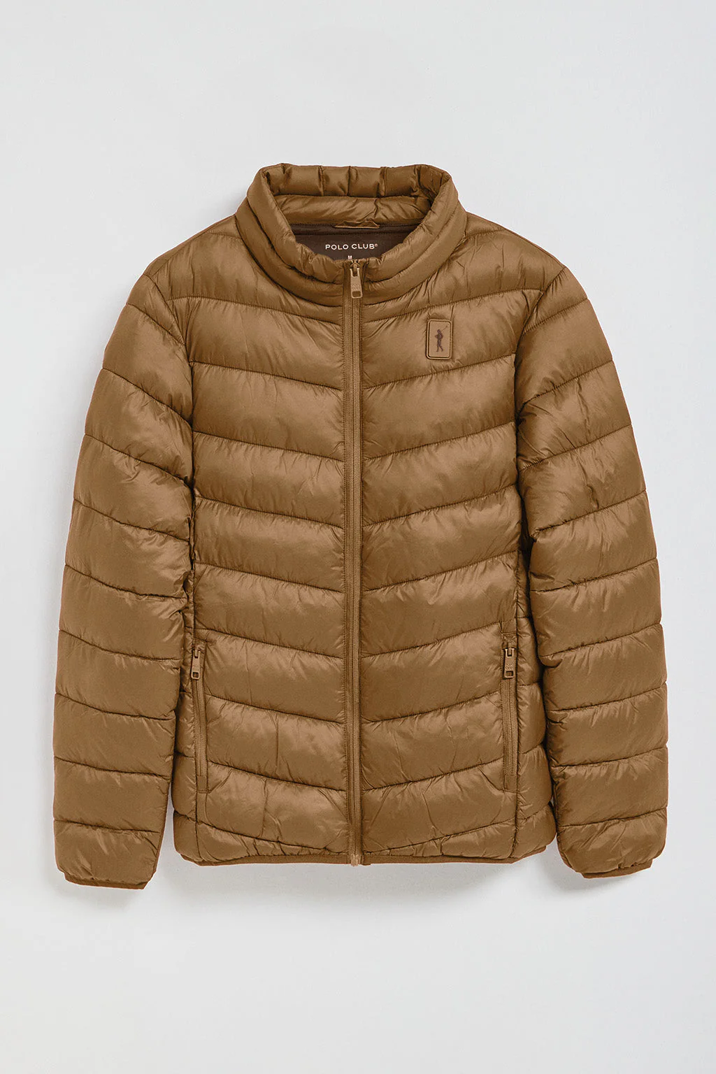 Chaqueta Chase ultralight color camel con parche Rigby Go - Image 5