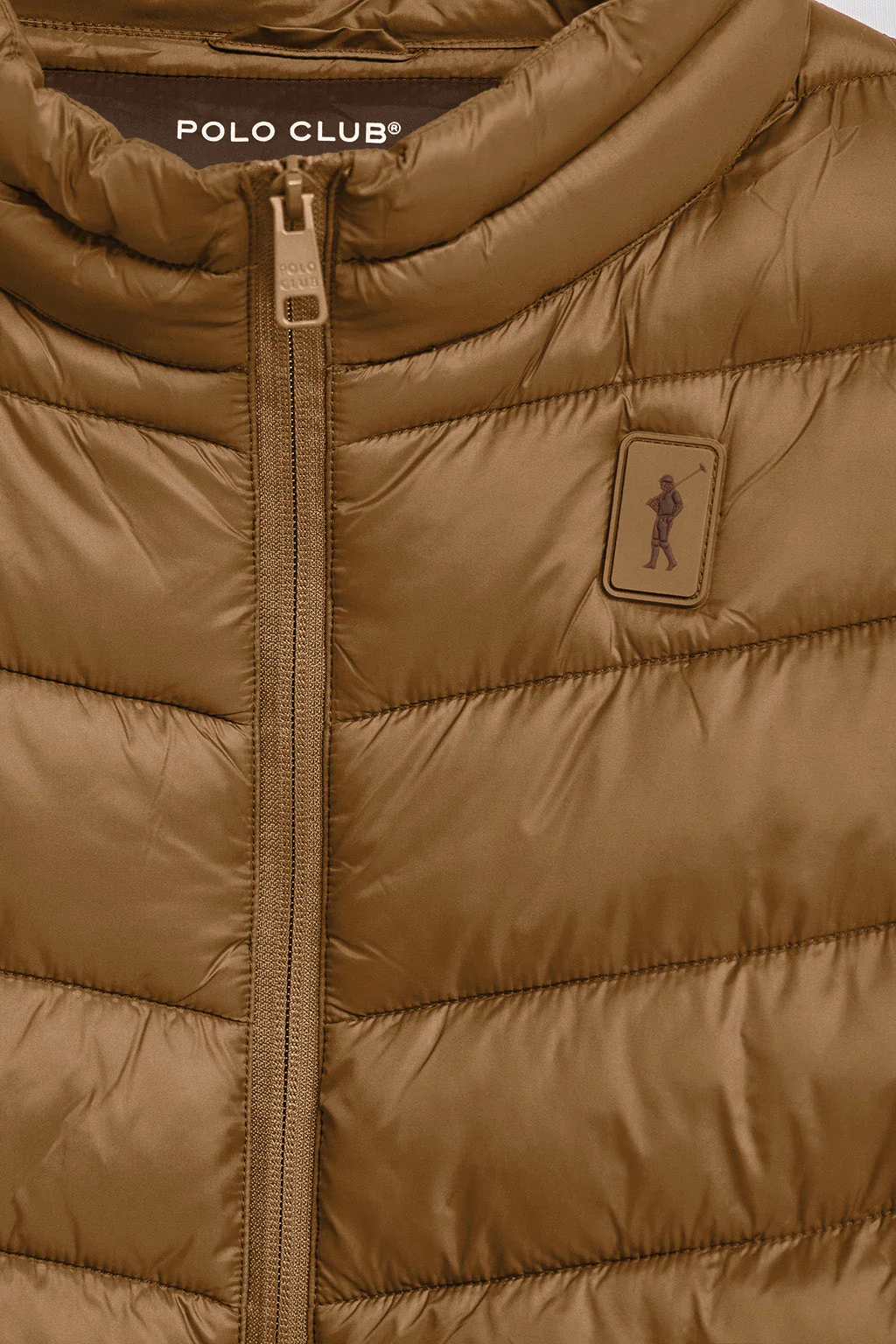 Chaqueta Chase ultralight color camel con parche Rigby Go - Image 6