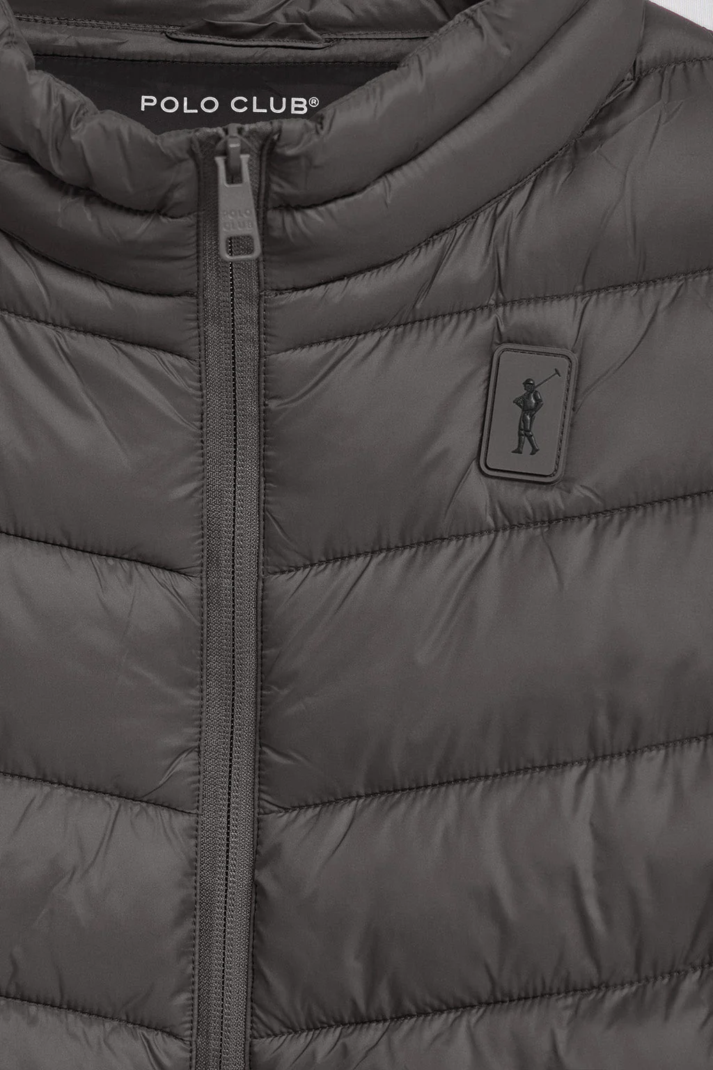 Chaqueta Chase ultralight gris oscuro con parche Rigby Go - Image 6