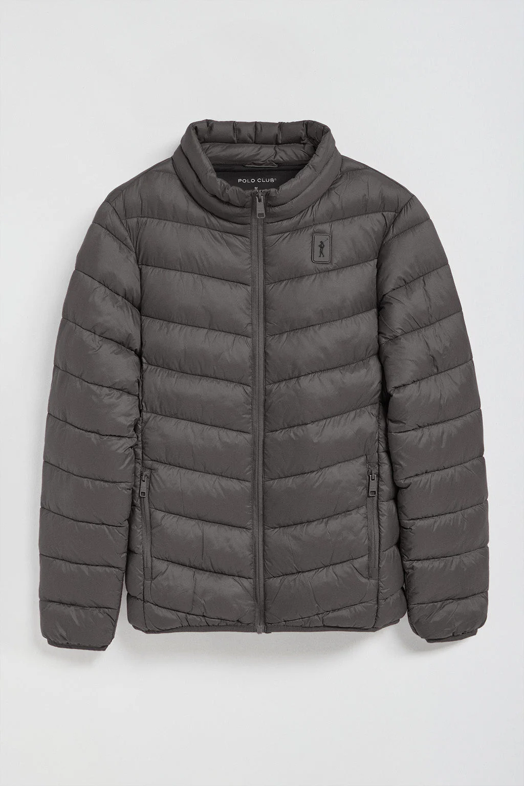 Chaqueta Chase ultralight gris oscuro con parche Rigby Go - Image 8