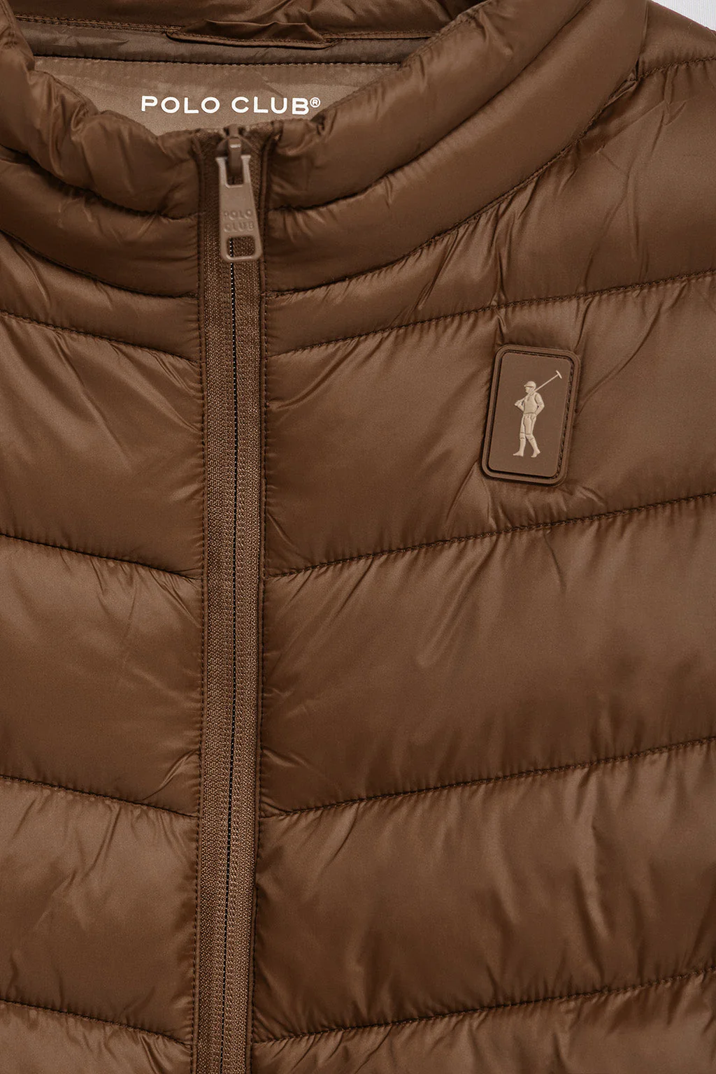 Chaqueta Chase ultralight marrón con parche Rigby Go - Image 6