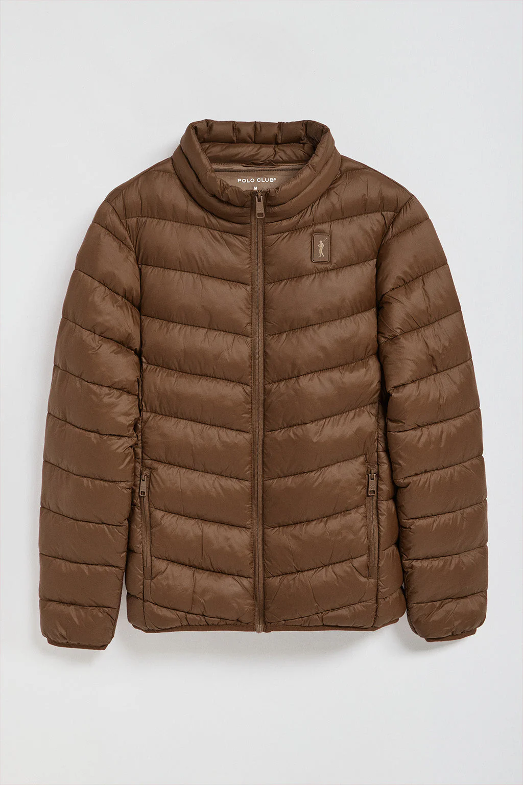 Chaqueta Chase ultralight marrón con parche Rigby Go - Image 8