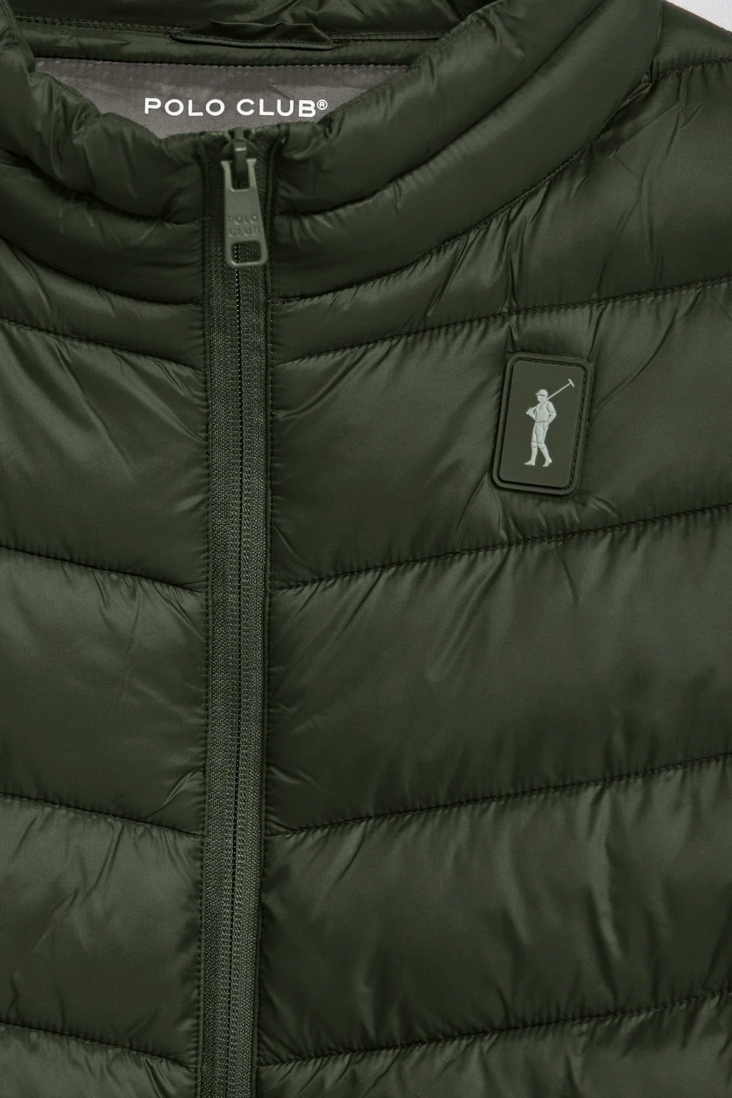 Chaqueta Chase ultralight verde oscuro con parche Rigby Go - Image 6
