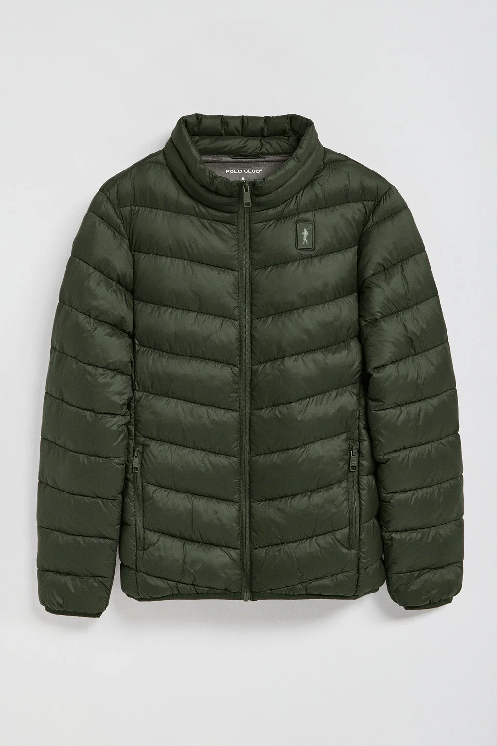 Chaqueta Chase ultralight verde oscuro con parche Rigby Go - Image 8