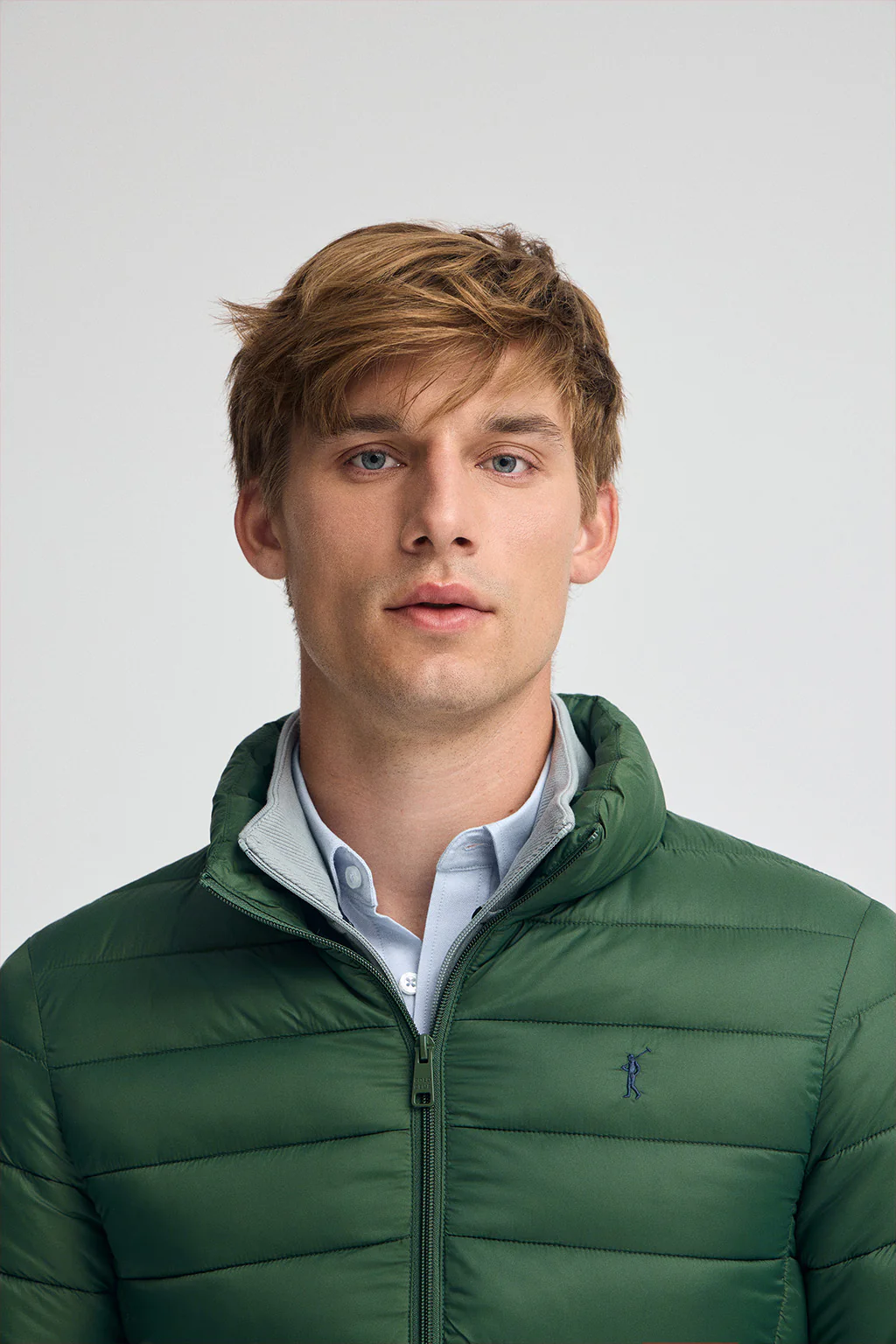 Chaqueta Chuck Embroidery verde botella con logo Rigby Go - Image 2