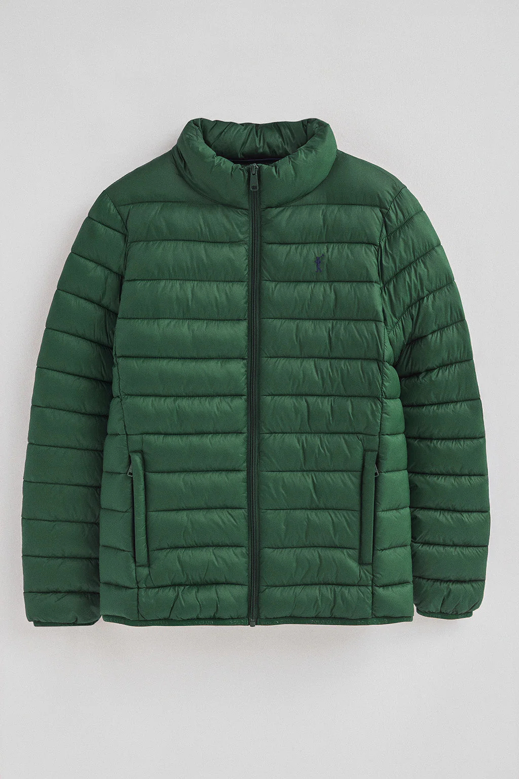 Chaqueta Chuck Embroidery verde botella con logo Rigby Go - Image 5